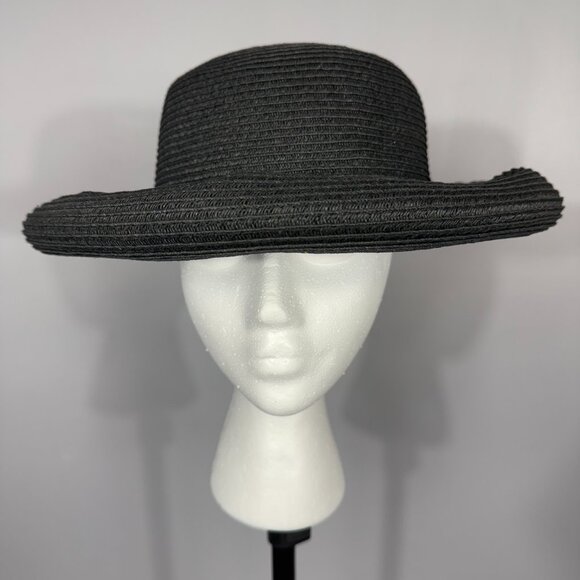 Nine West Casual black rolled brim hat. - Picture 2 of 4